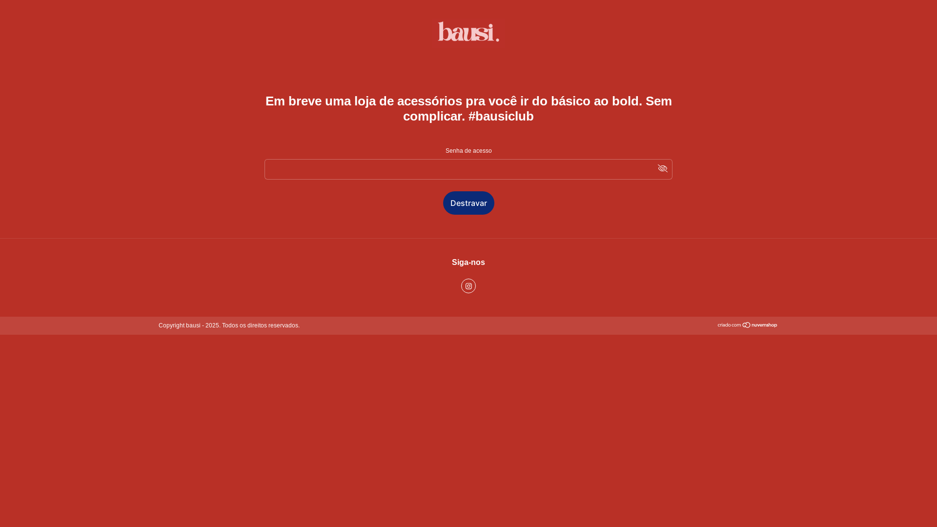 website screenshot of https://bausiclub.com.br/