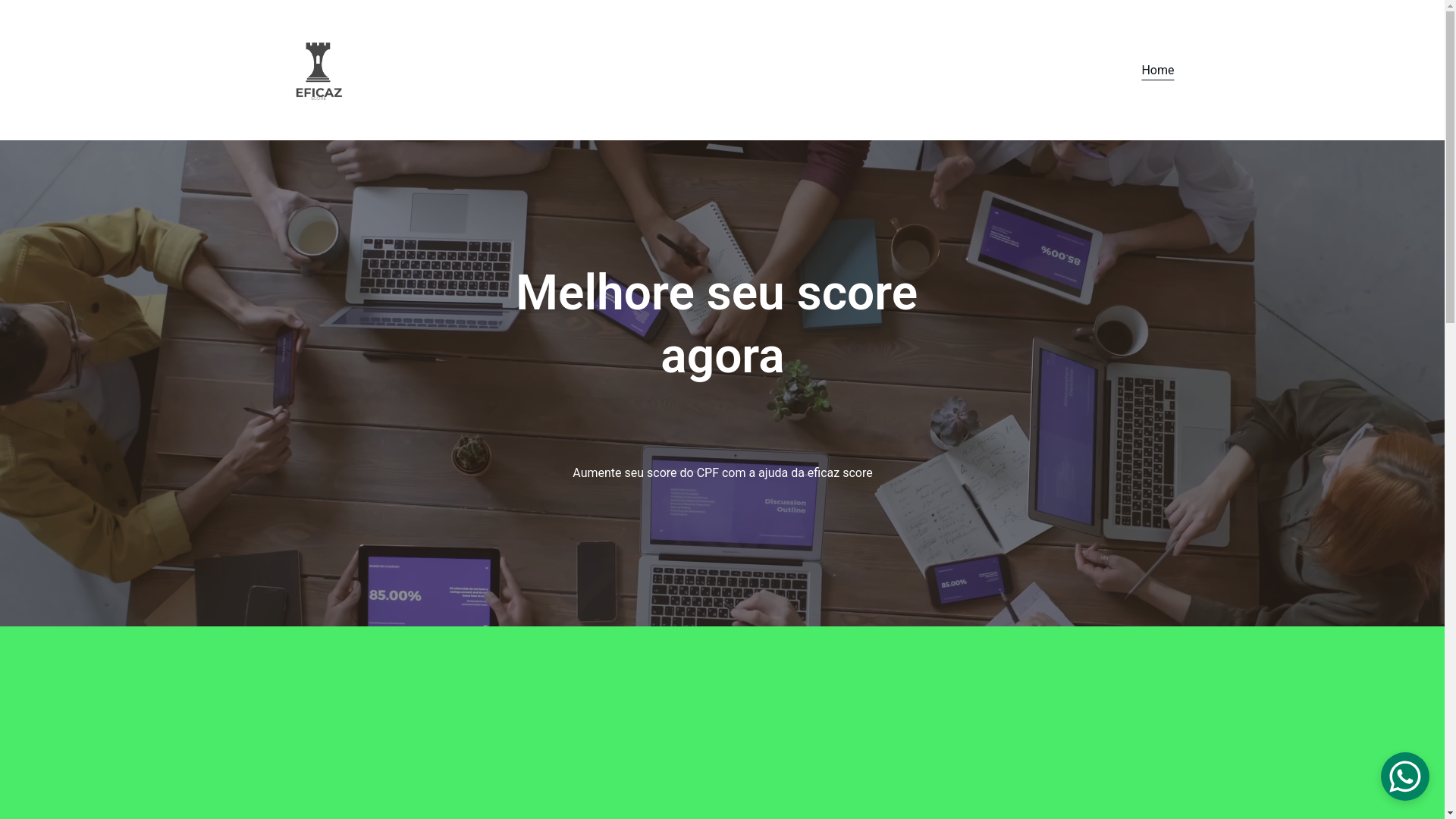 website screenshot of https://eficazscoree.shop/