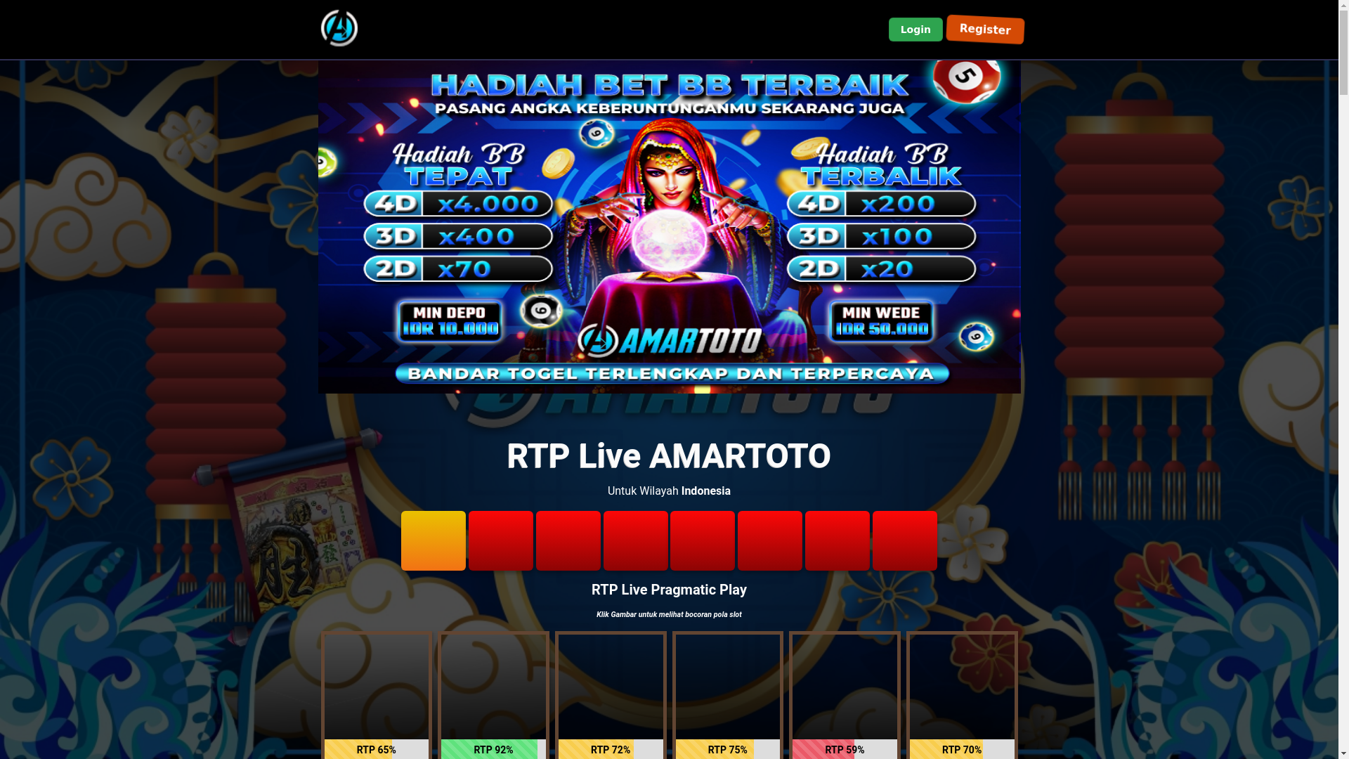 website screenshot of https://rtpamarterbaru.pages.dev/