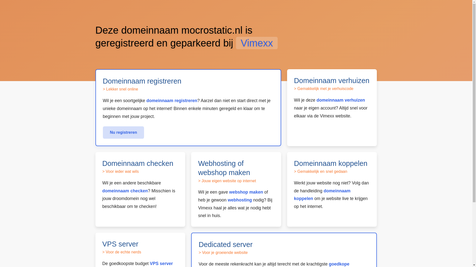 website screenshot of https://mocrostatic.nl/