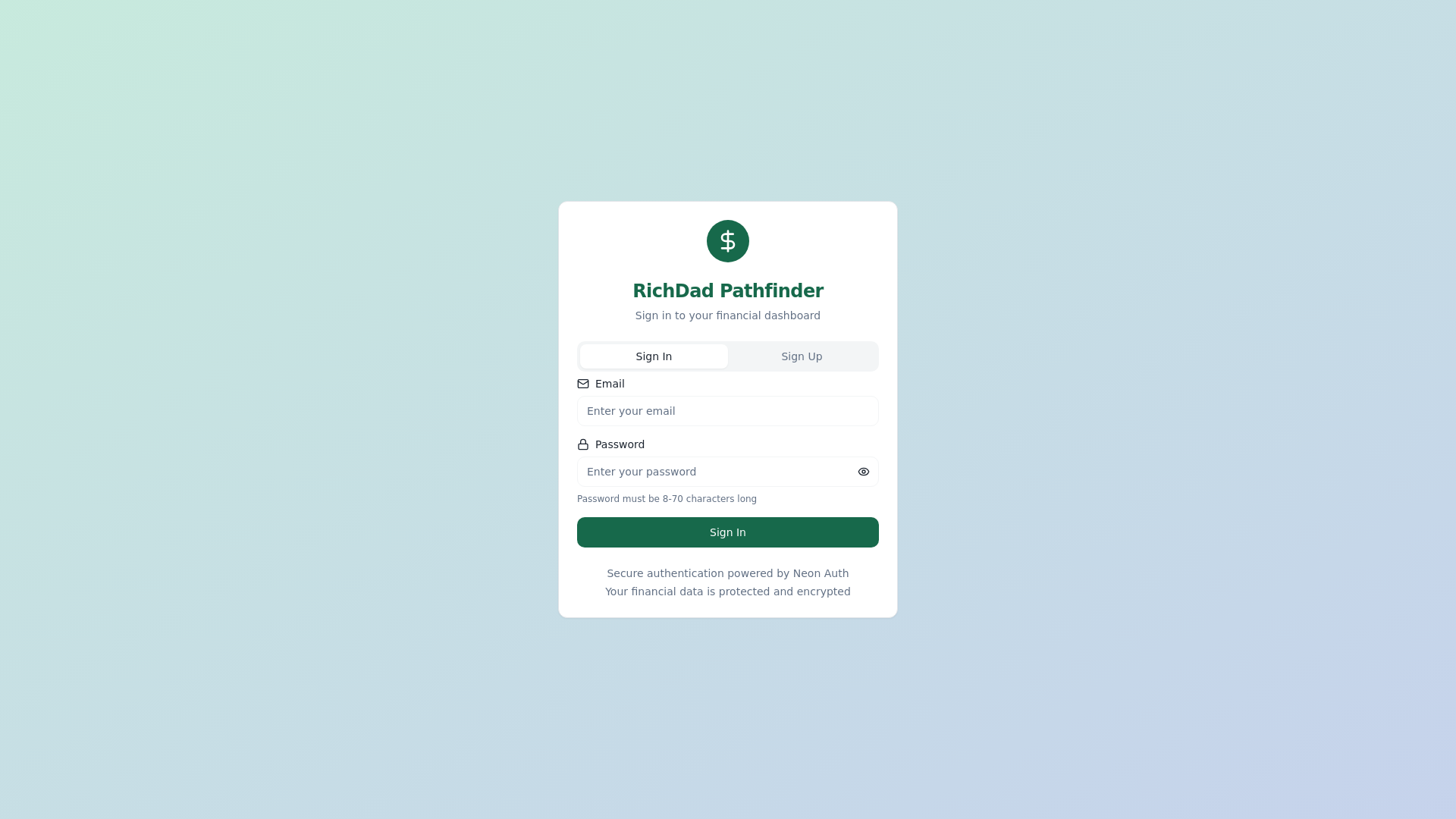 website screenshot of https://fynance-prod.pages.dev/