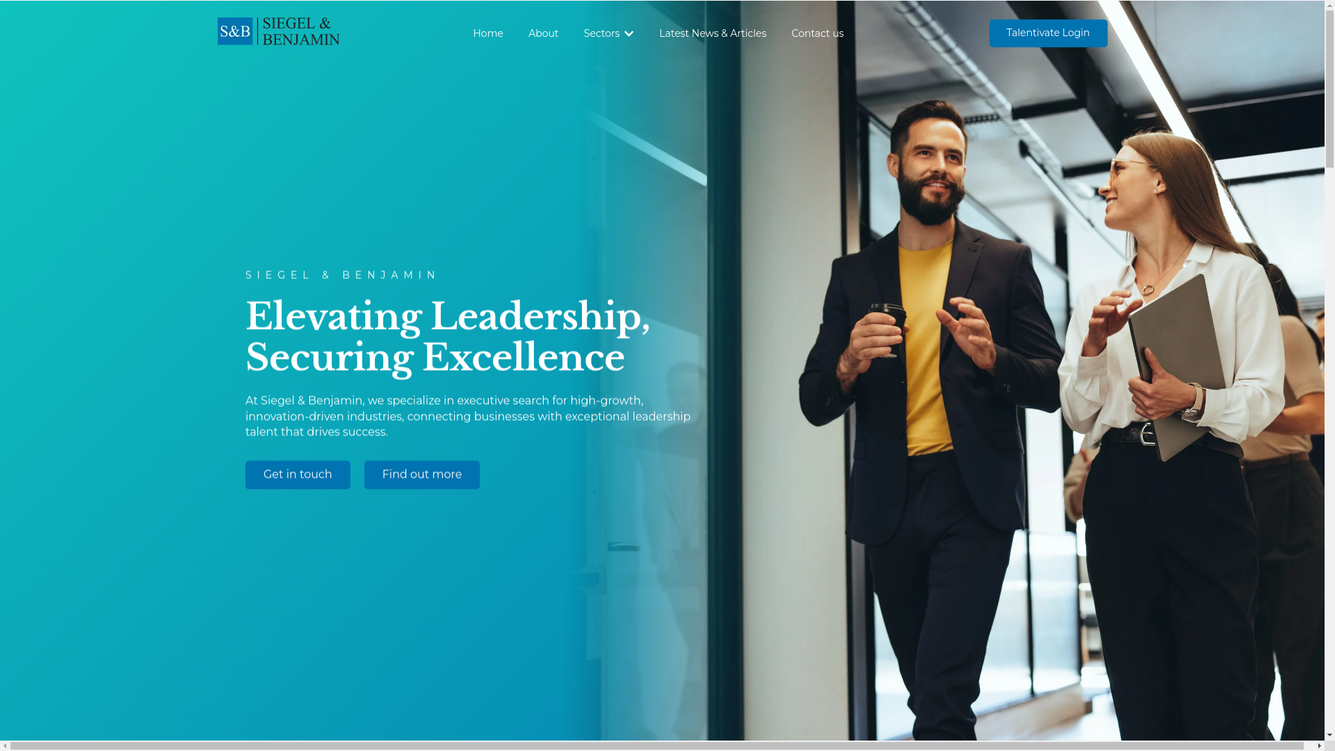 website screenshot of https://siegelandbenjaminstaffingpro.pro/