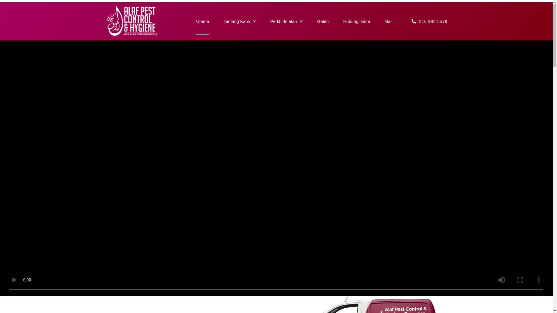 website screenshot of https://alafkoridor.com.my/