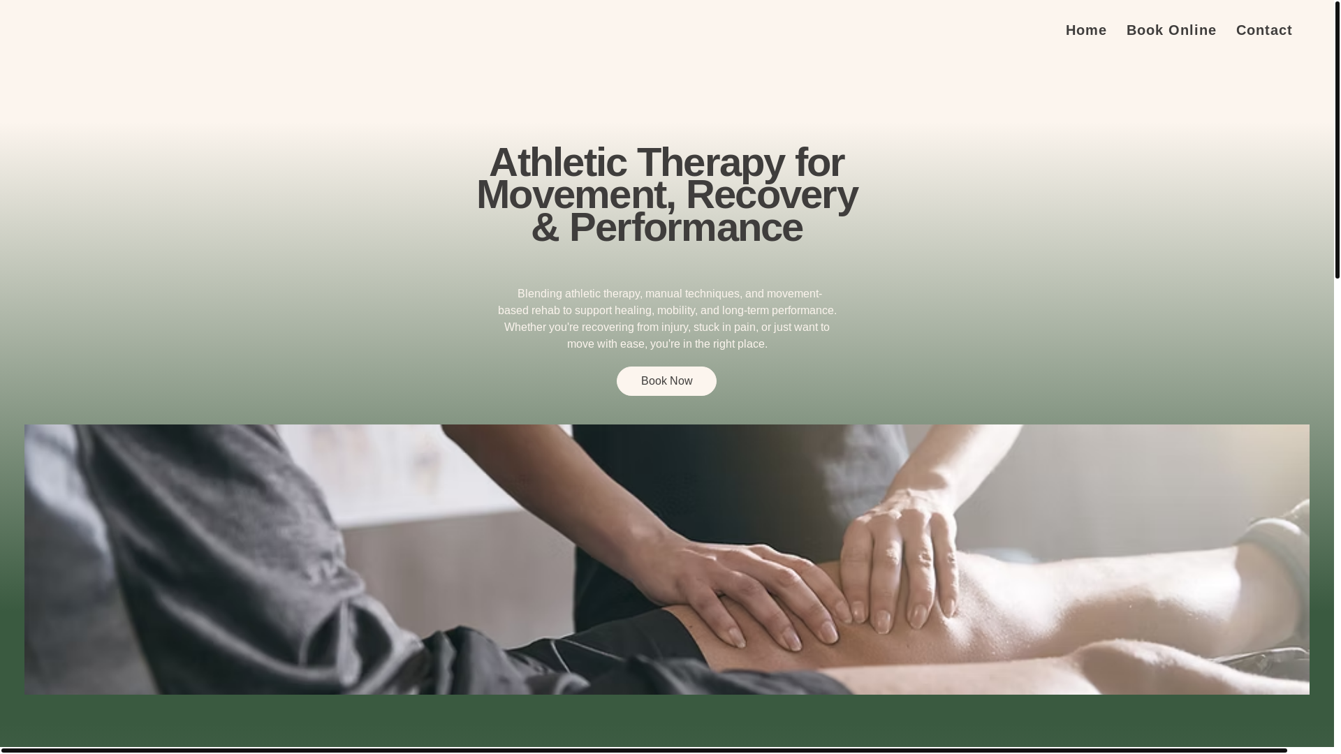 website screenshot of https://lsathletictherapy.com/