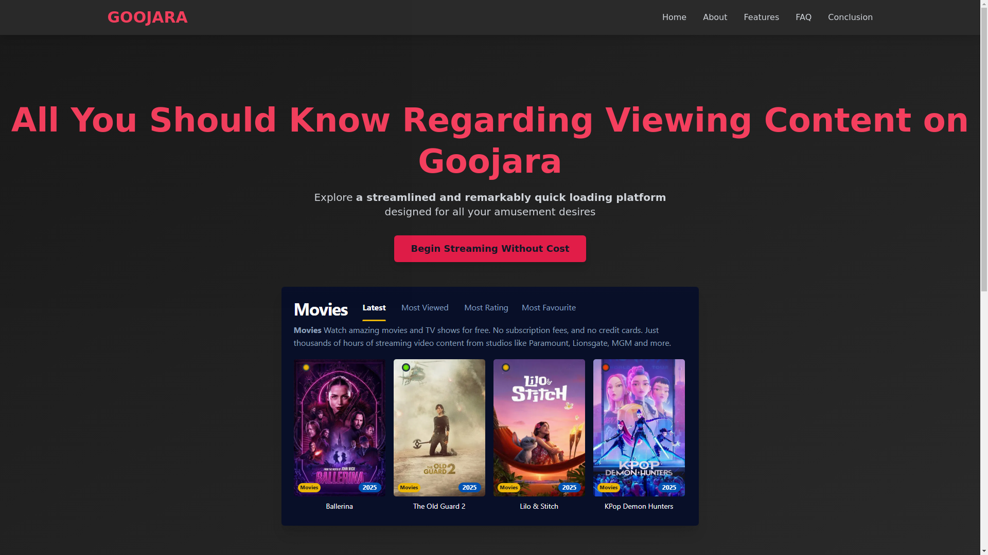 website screenshot of https://goojara-1l7r.pages.dev/