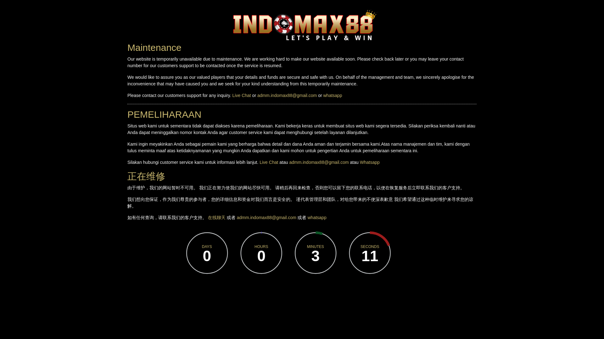 website screenshot of https://indomax88cuan.site/