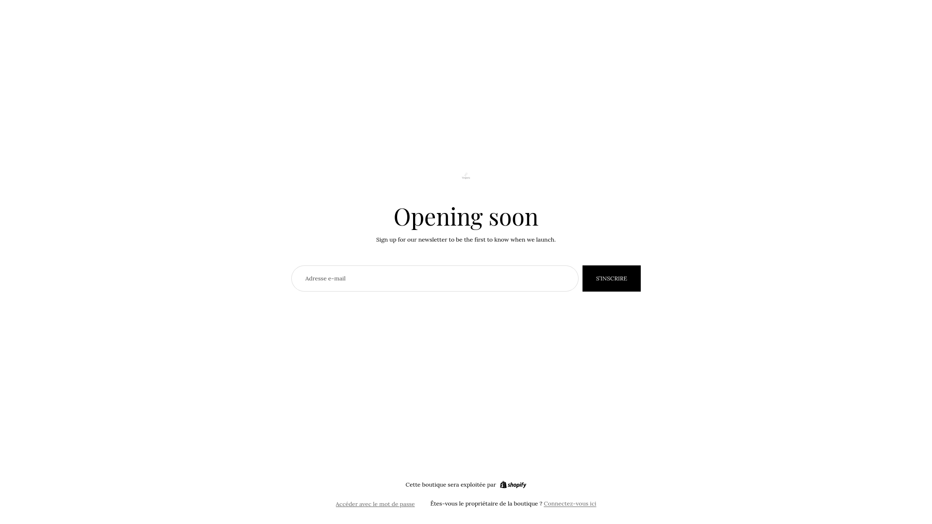 website screenshot of https://vesperastudio.fr/
