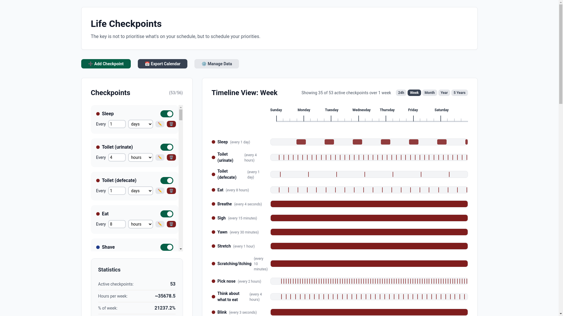 website screenshot of https://checkpoints-life.pages.dev/