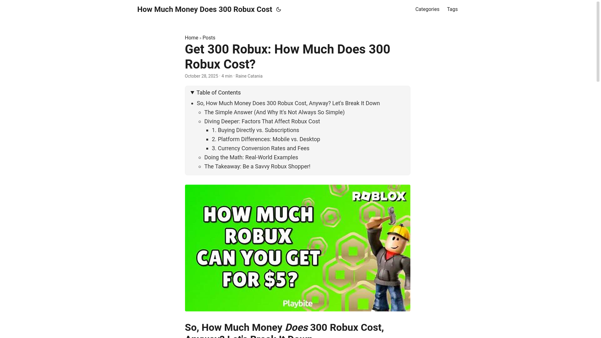 website screenshot of https://how-much-money-does-300-robux-cost.pages.dev/