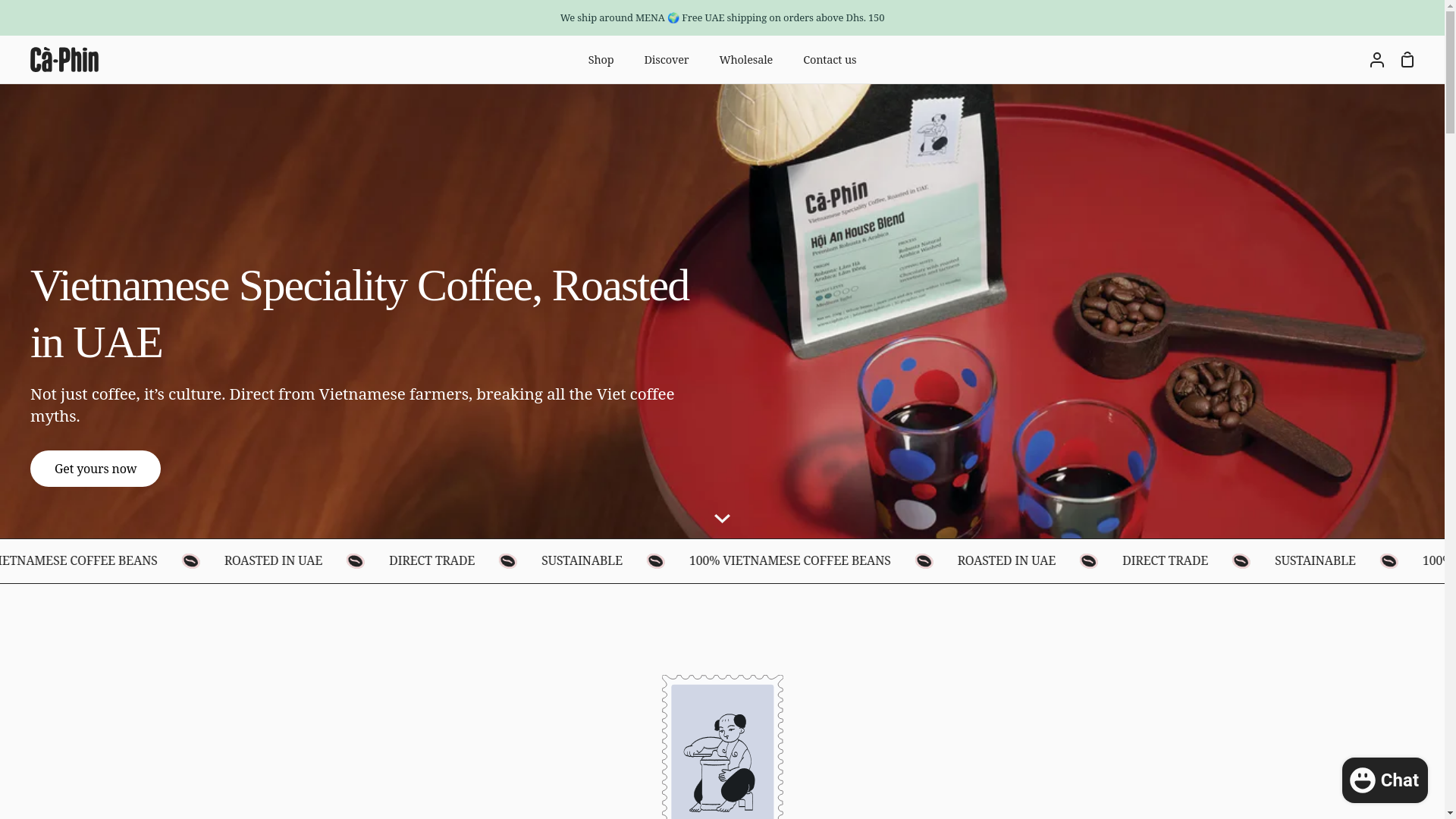 website screenshot of https://getcaphin.com/