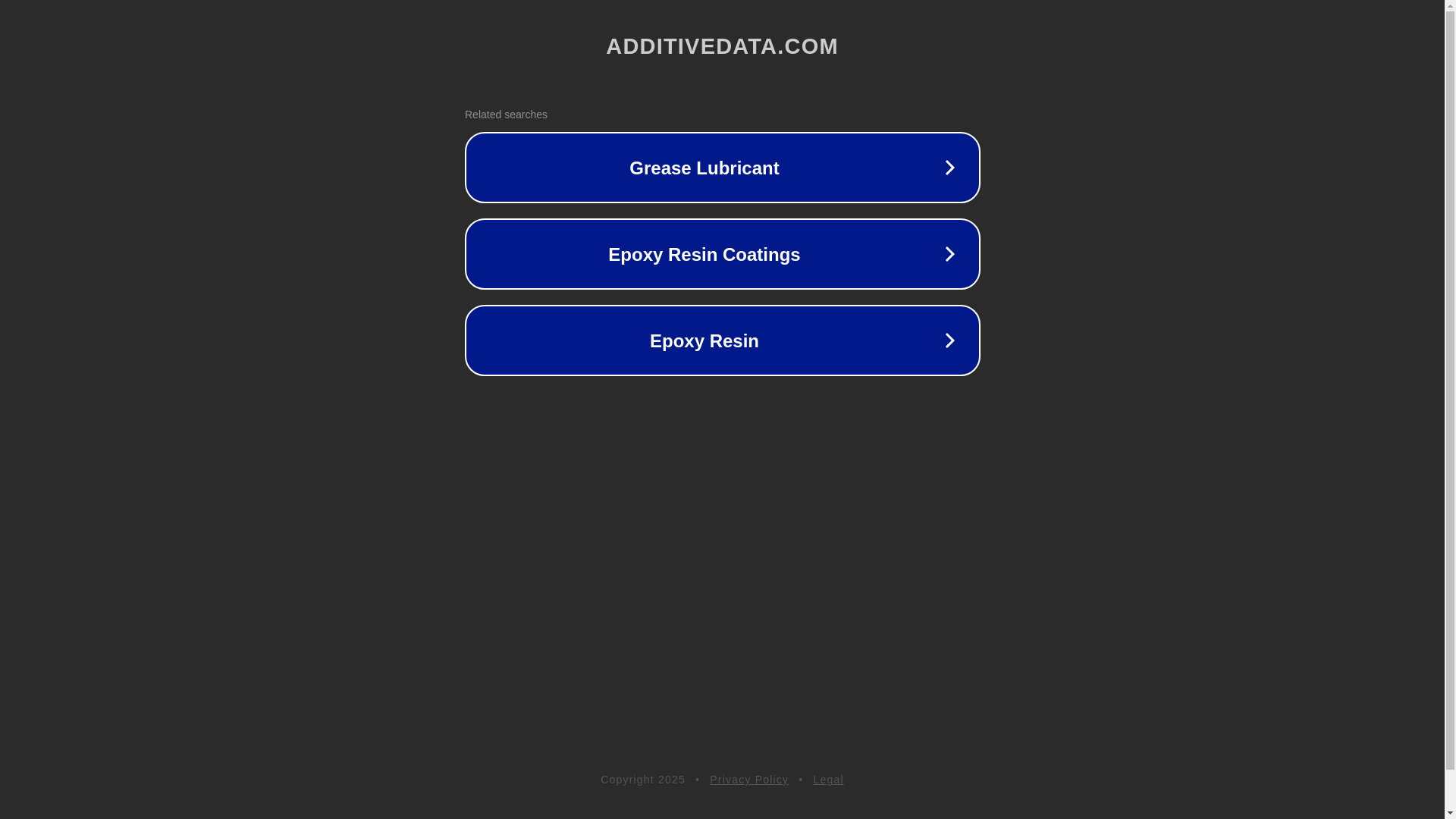 website screenshot of https://additivedata.com/