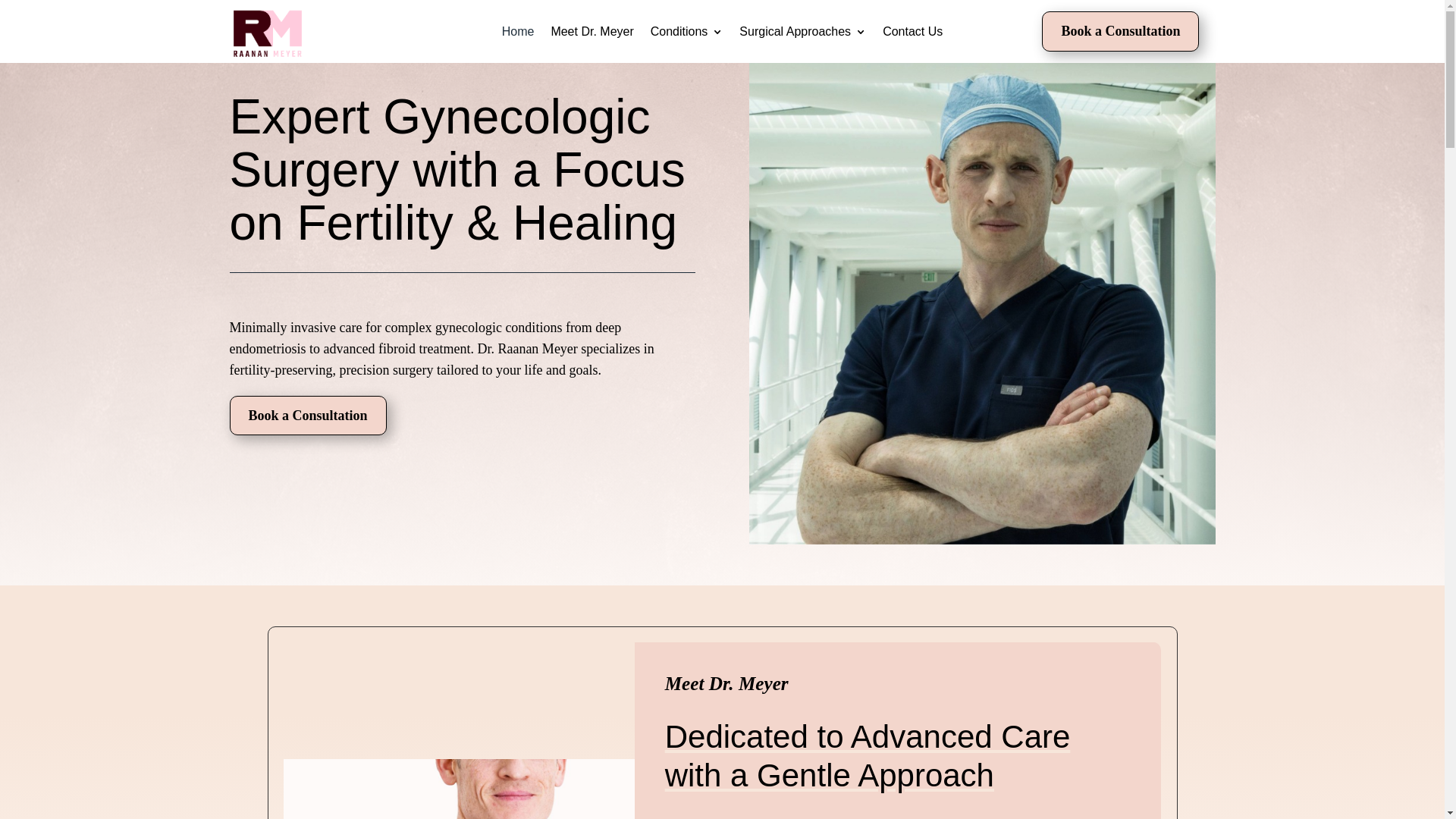 website screenshot of https://raananmeyermd.com/