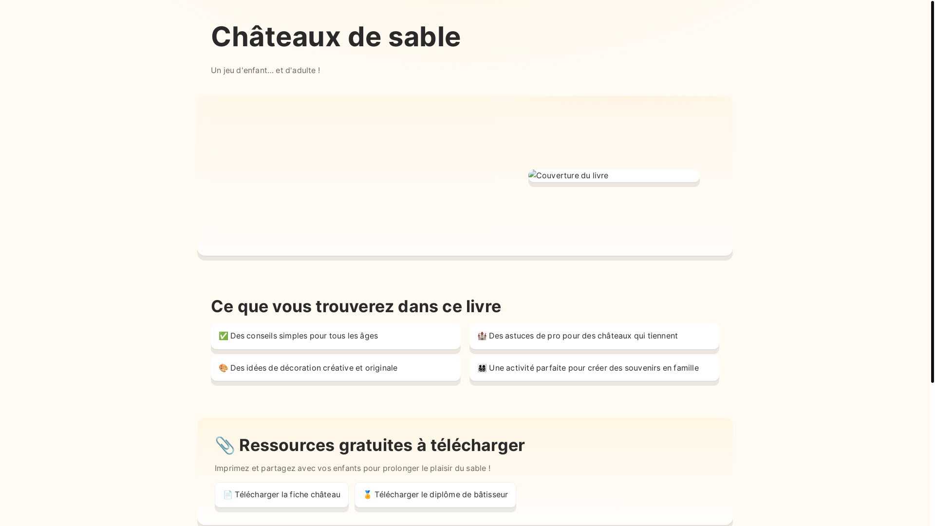 website screenshot of https://ebook-sandcastle.pages.dev/
