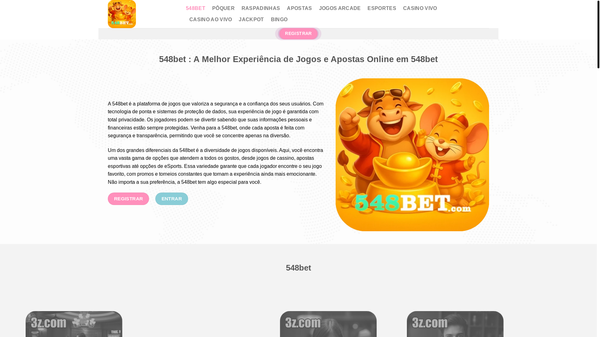 website screenshot of https://548betgo.com/