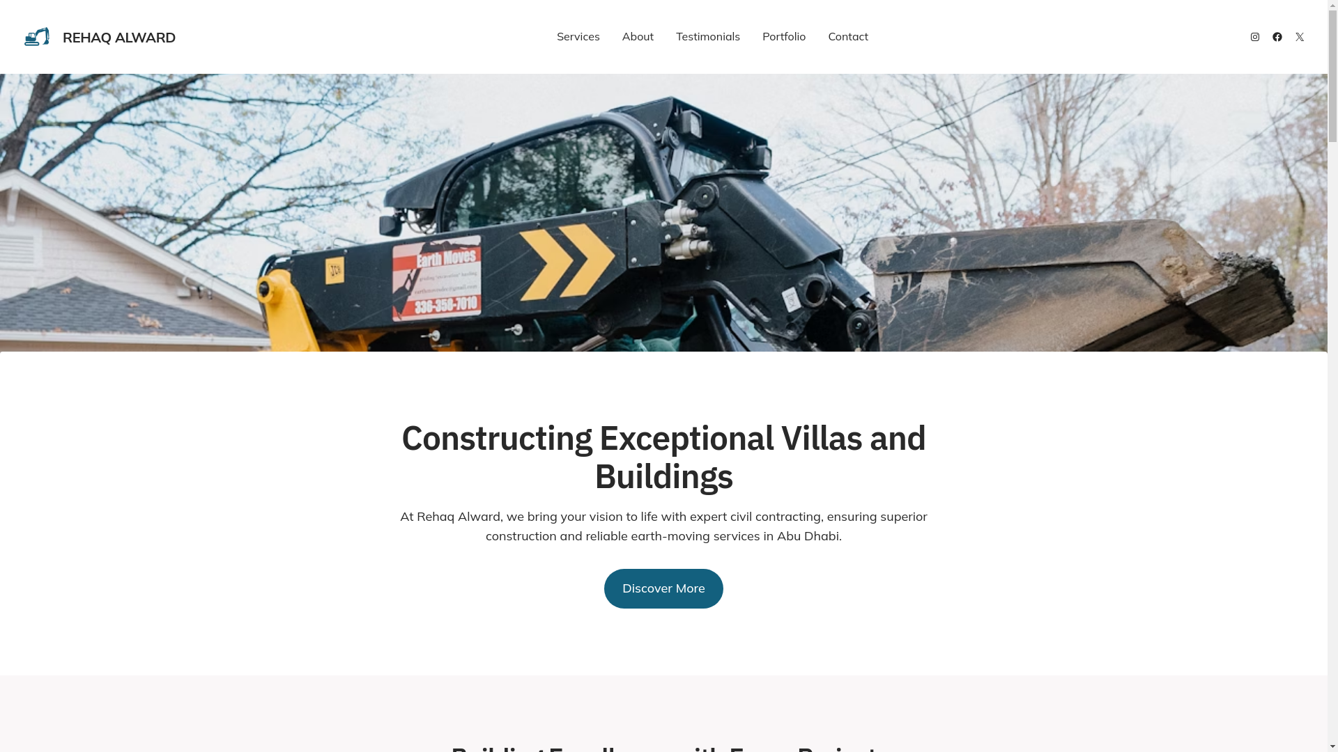 website screenshot of https://rehaqalward.com/