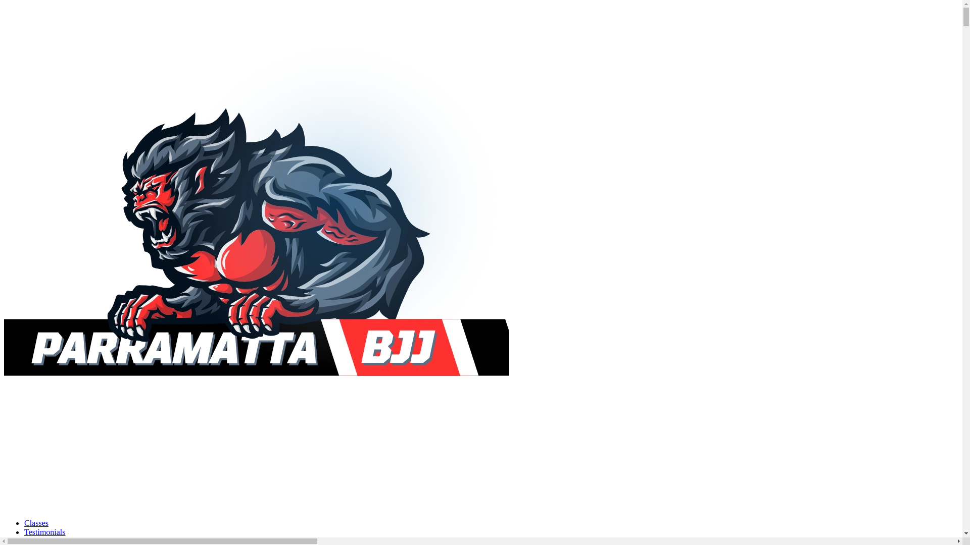 website screenshot of https://parramattabjj.com.au/