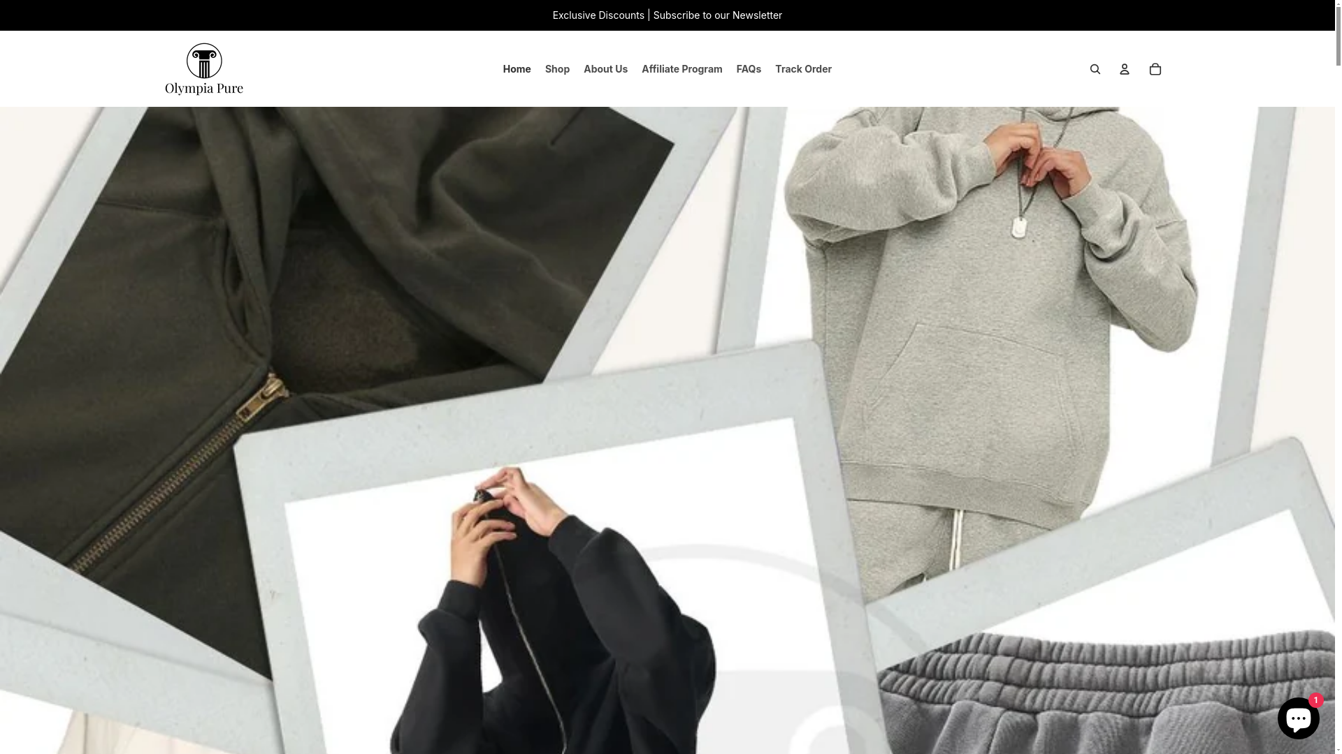 website screenshot of https://olympiastandard.com/