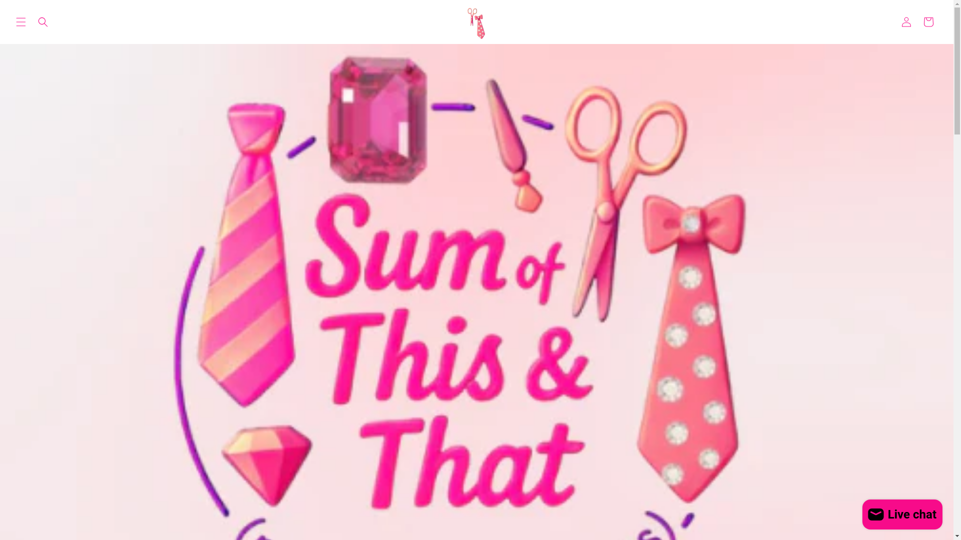 website screenshot of https://sumofthisnthat.com/