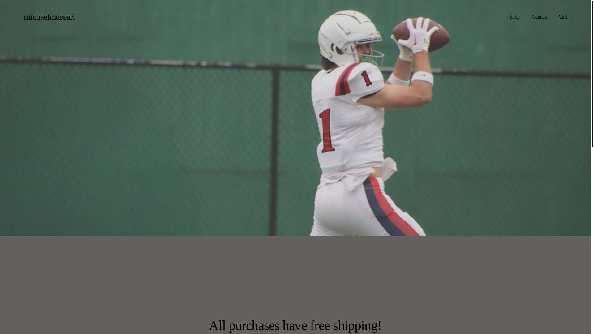 website screenshot of https://michaelmussari.com/