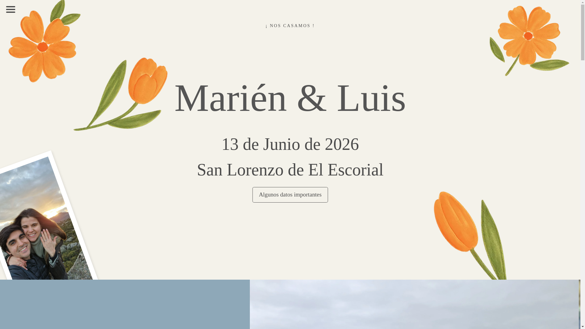 website screenshot of https://web-boda-marien.pages.dev/