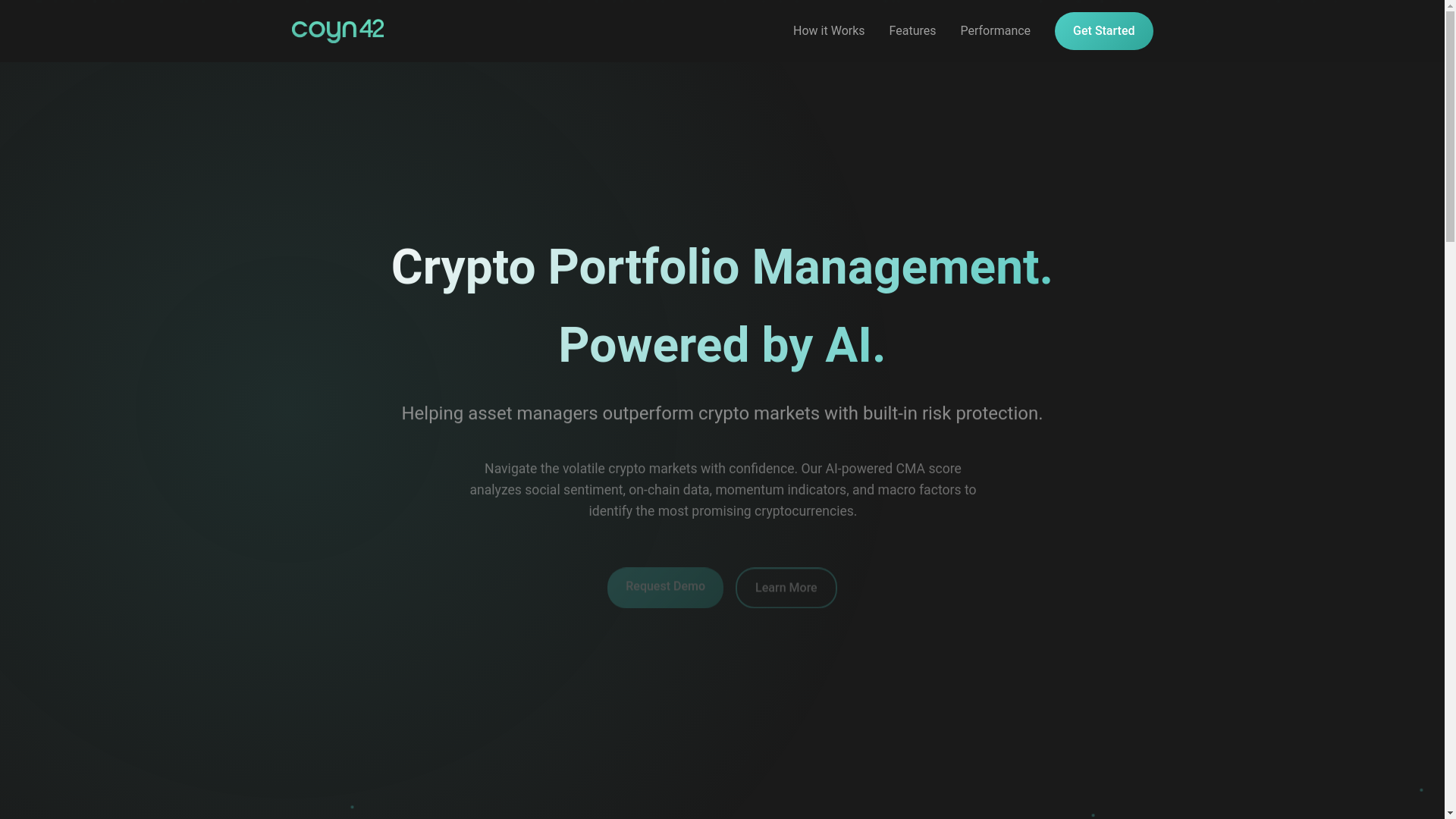 website screenshot of https://c42-landing-page.pages.dev/