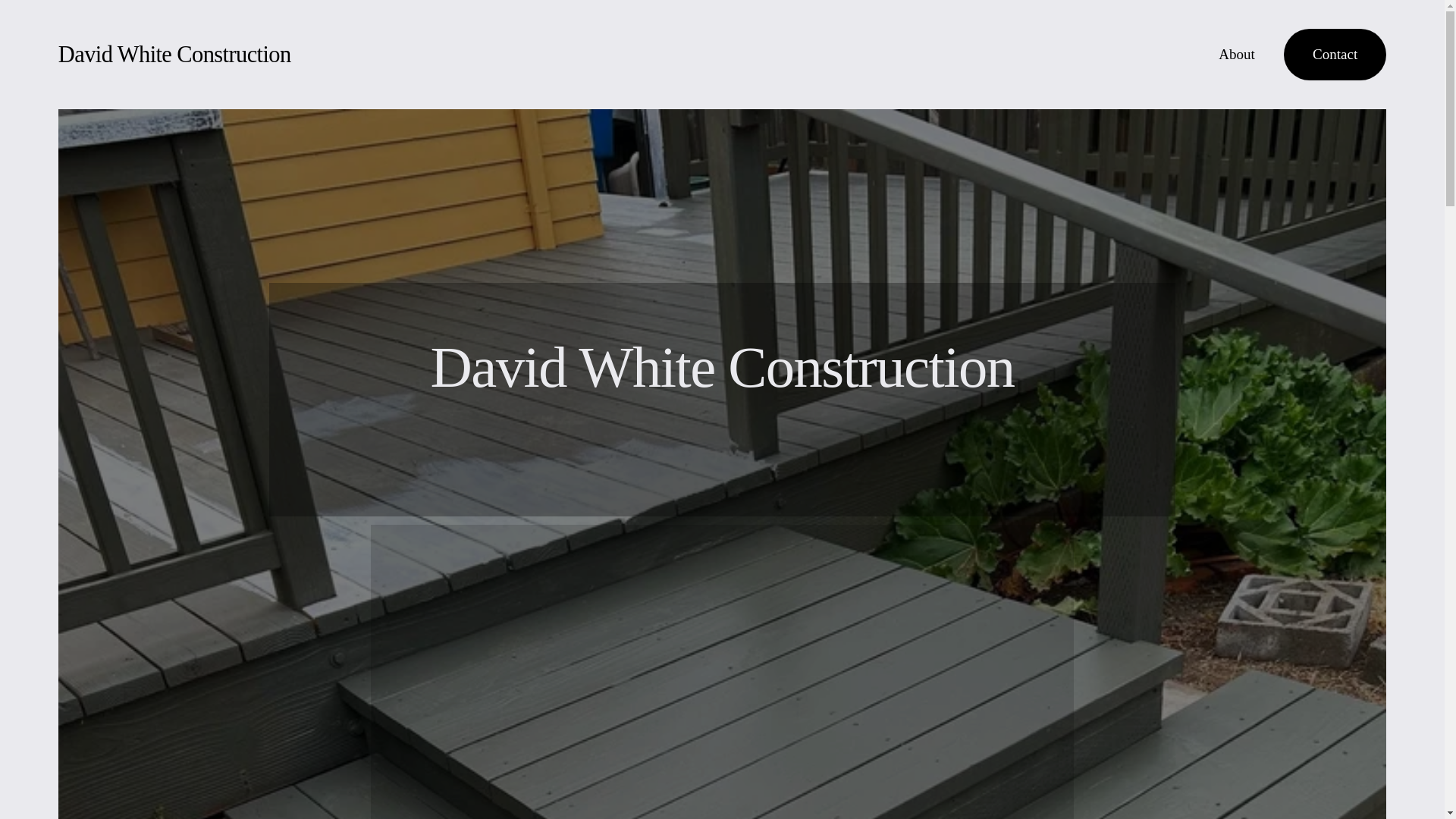 website screenshot of https://davidwhiteconstruction.net/