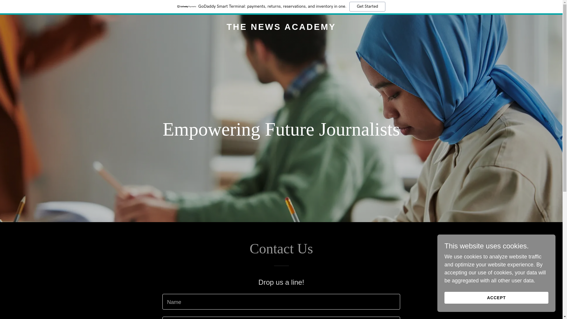 website screenshot of https://thenewsacacademy.org/