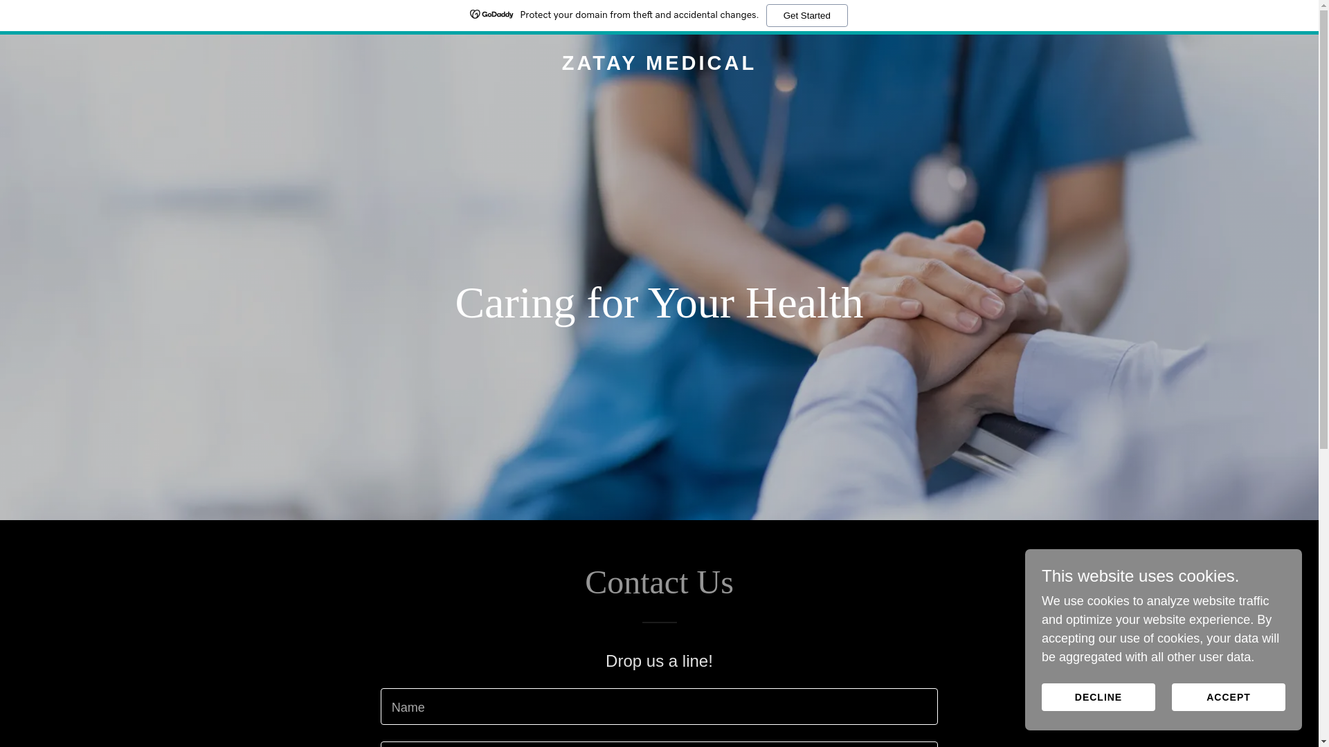 website screenshot of https://zataymedical.ltd/