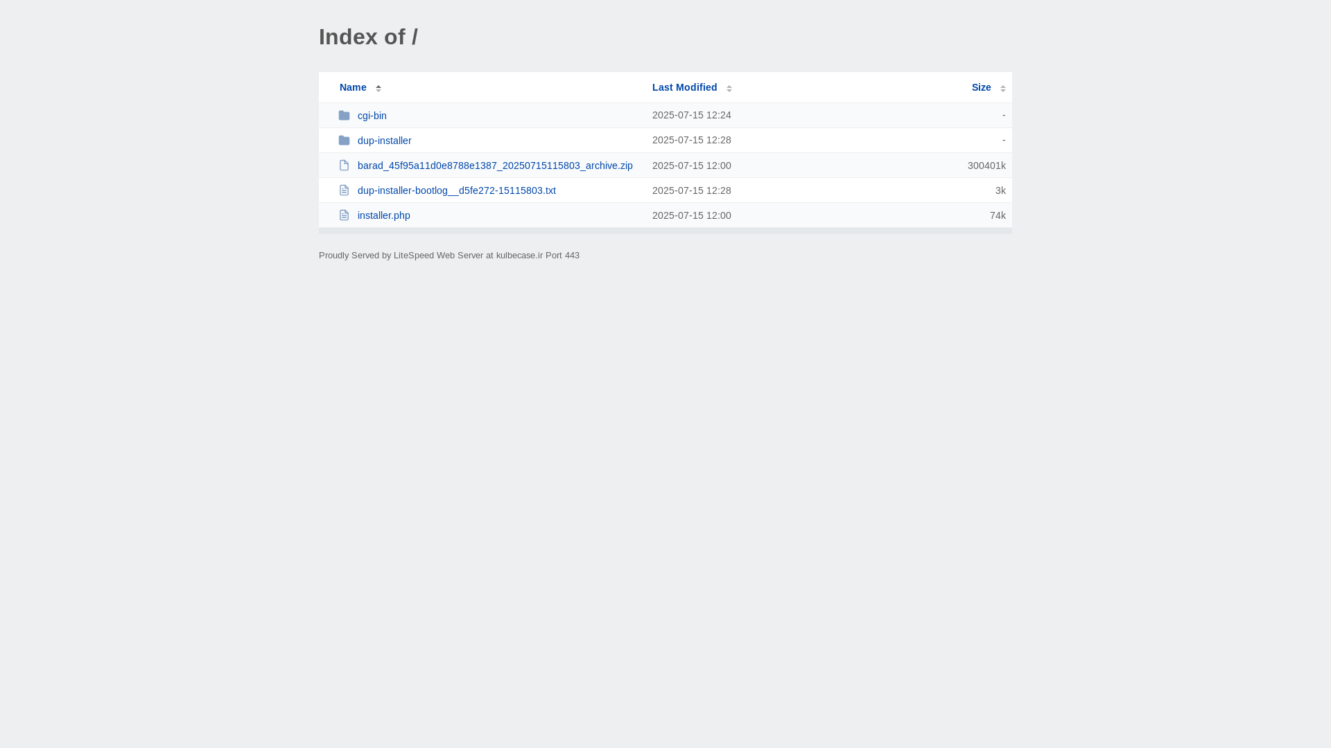 website screenshot of https://kulbecase.ir/