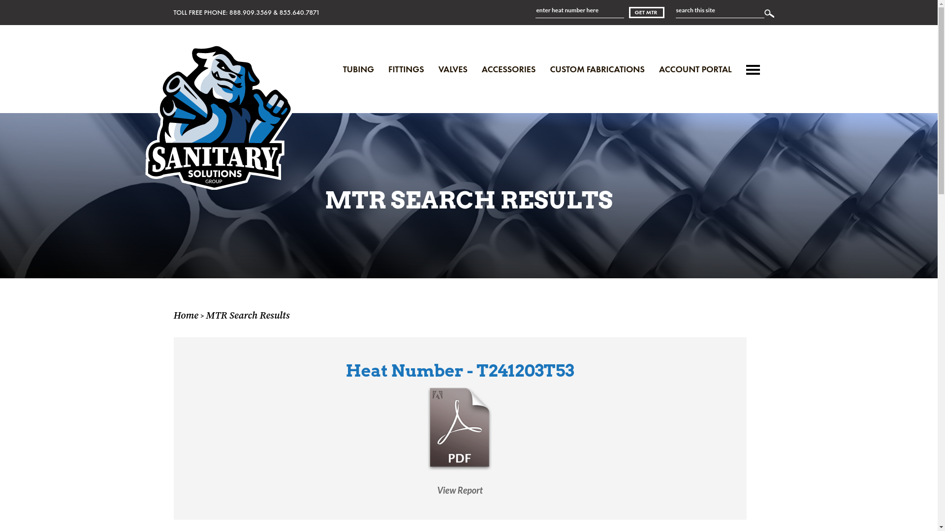 website screenshot of https://www.sanitarysolutions.com/material-results/?mtr_value=t241203t53
