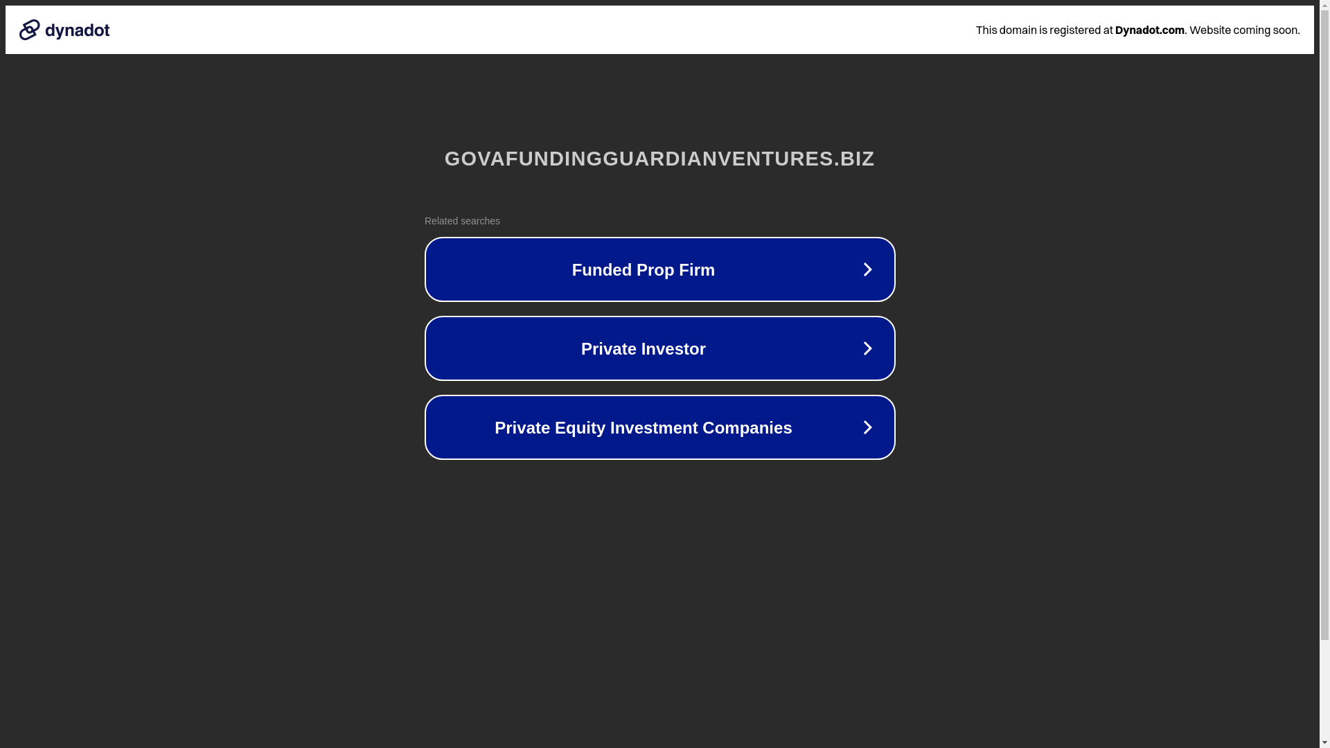 website screenshot of https://govafundingguardianventures.biz/