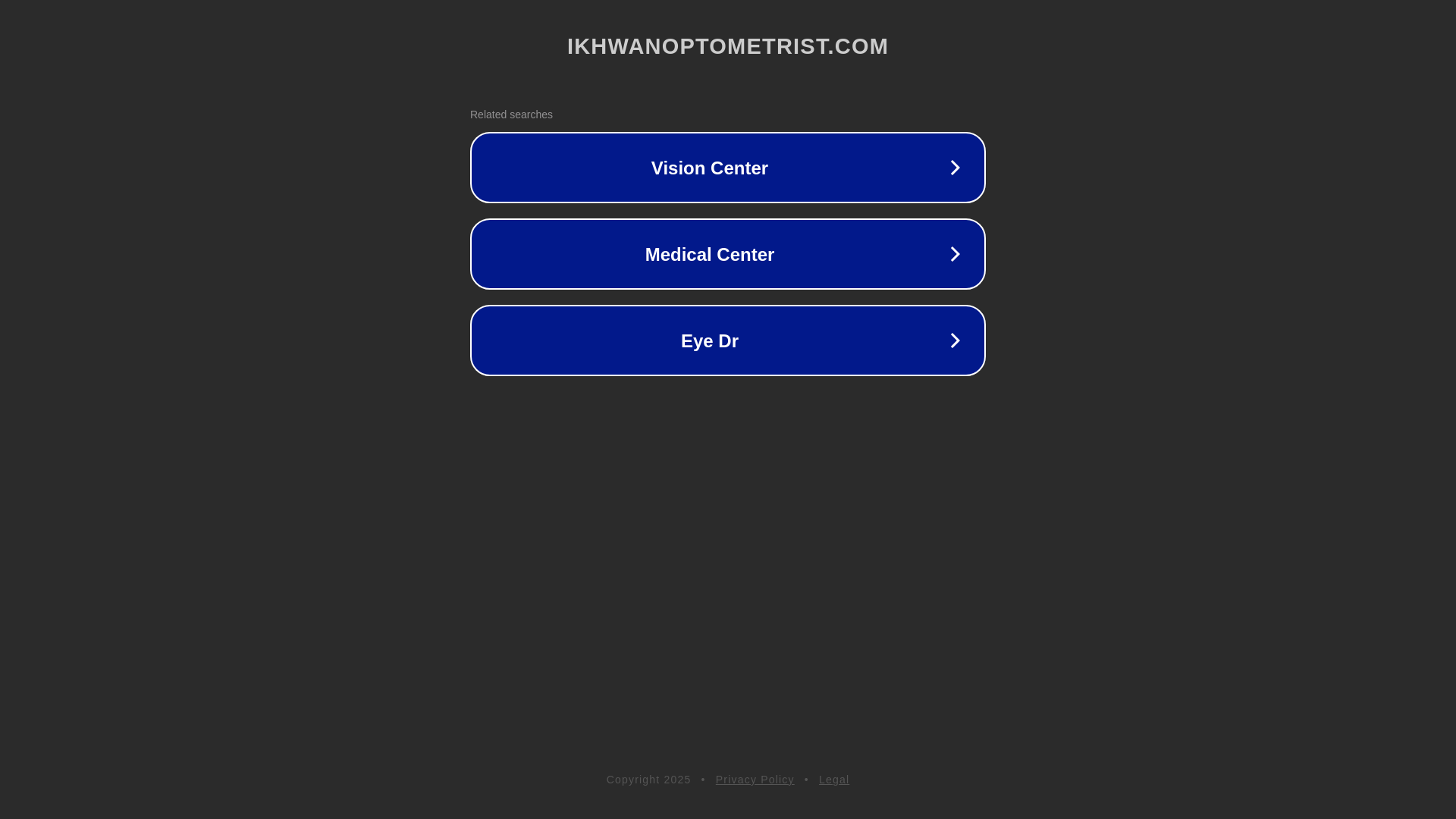 website screenshot of https://ikhwanoptometrist.com/