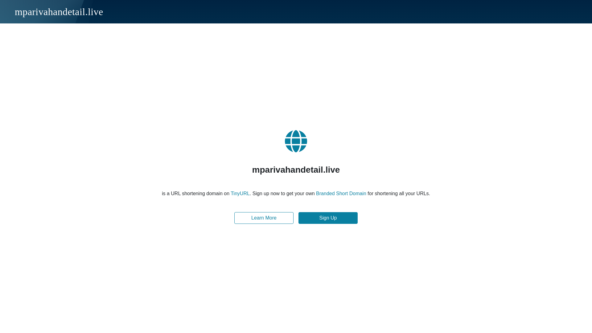 website screenshot of https://mparivahandetail.live/