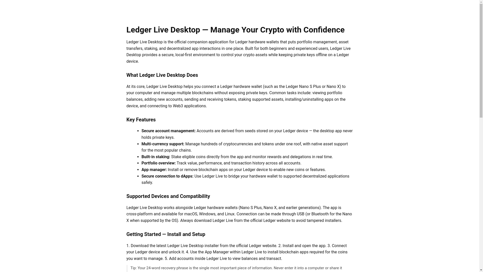 website screenshot of https://ledgerli-ve-desktop-welcome.pages.dev/