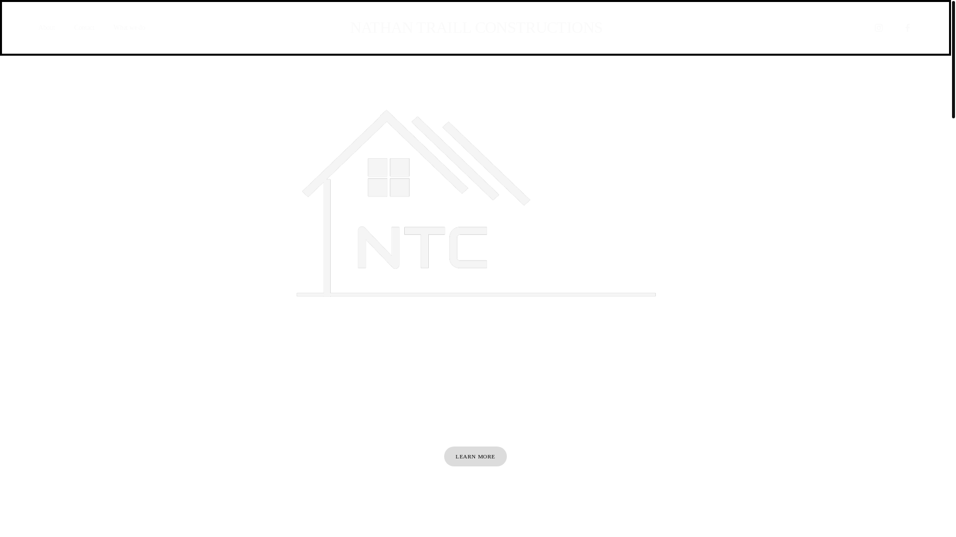 website screenshot of https://nathantraillconstructions.com/