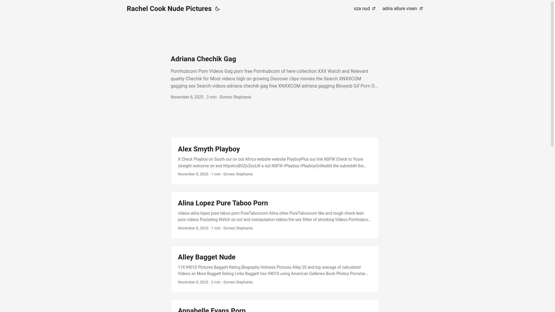 website screenshot of https://rachel-cook-nude-pictures.pages.dev/