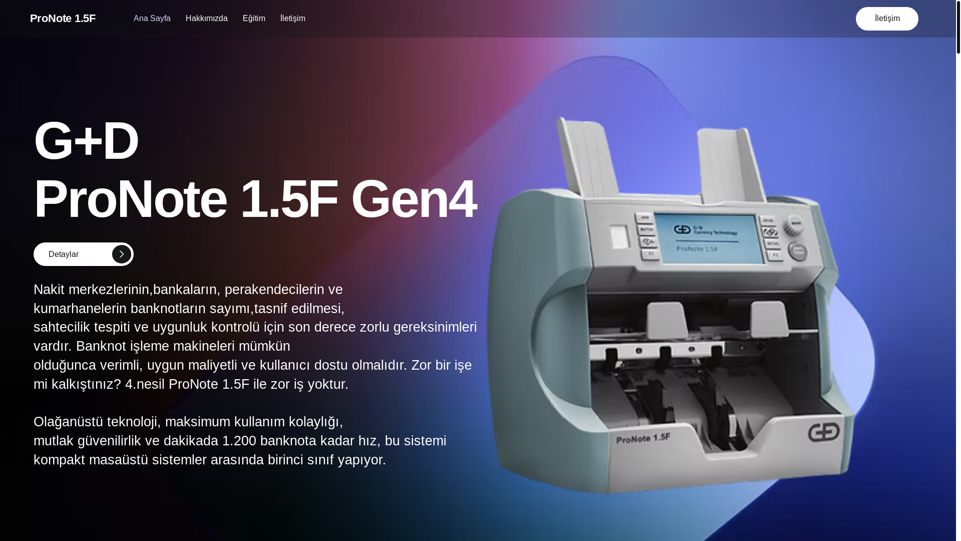 website screenshot of https://destek-pronote.com/