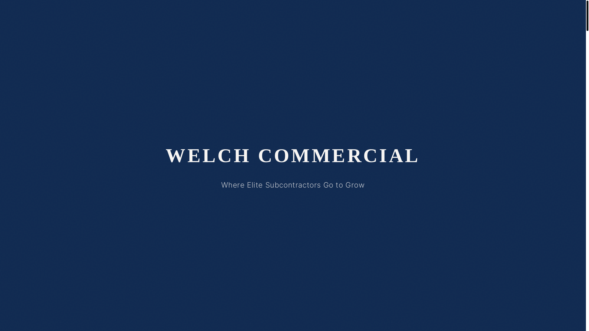 website screenshot of https://welchhcommercial.com/