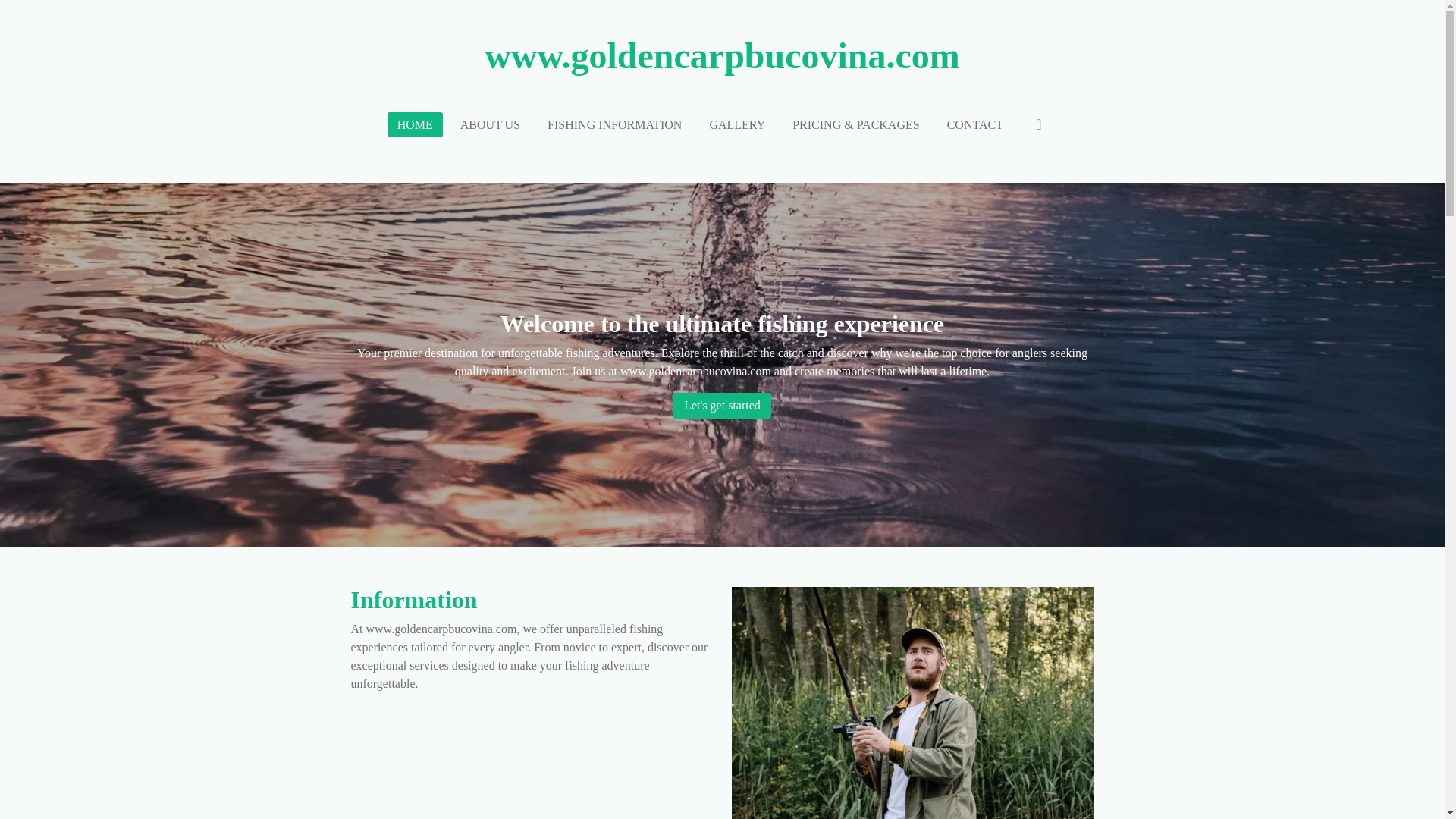 website screenshot of https://goldencarpbucovina.com/