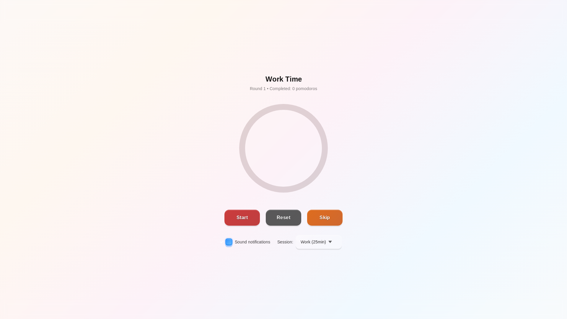 website screenshot of https://pomodora-website.pages.dev/