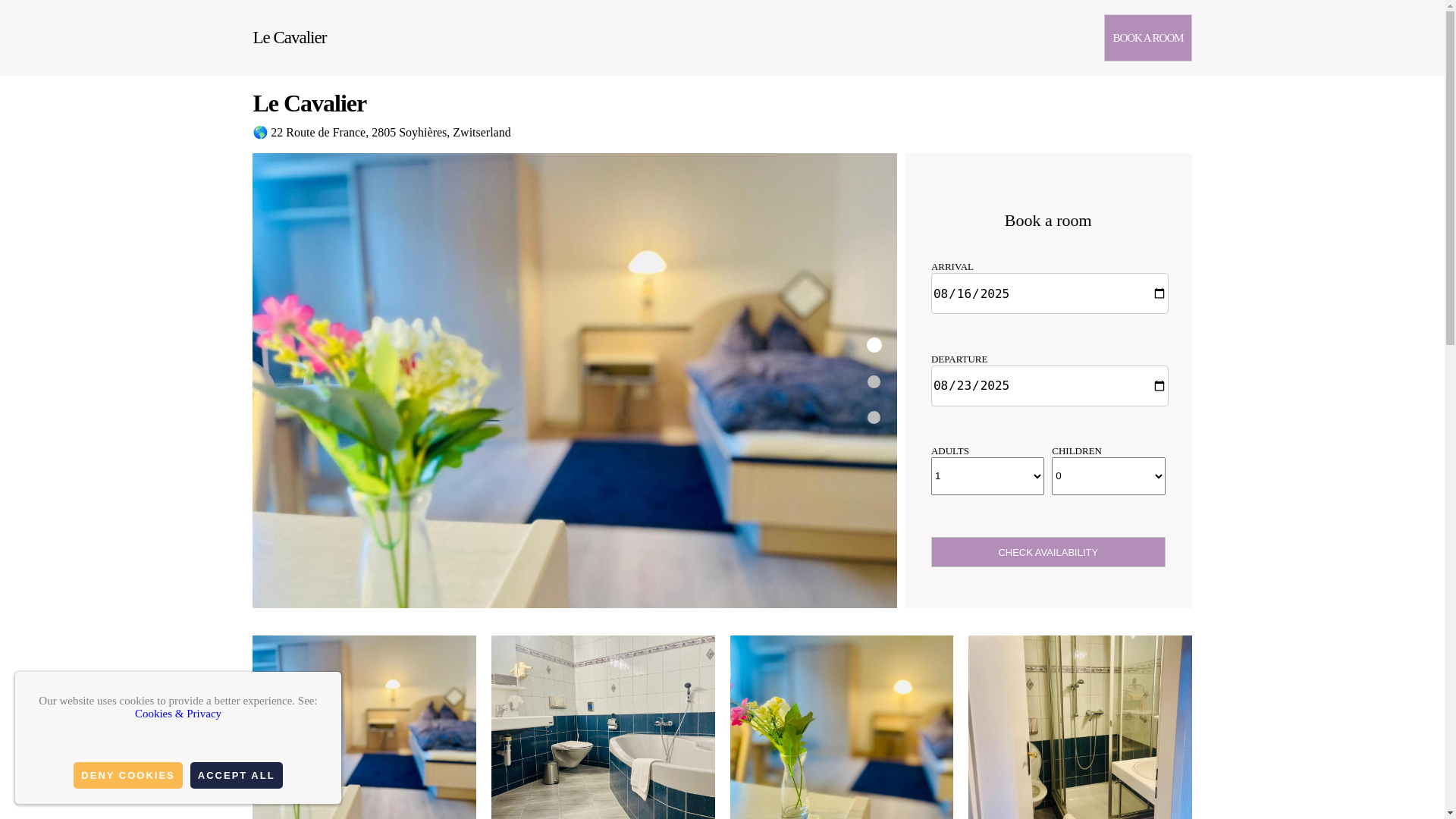 website screenshot of https://le-cavalier-h-tel-restaurant-del-mont.com.es/