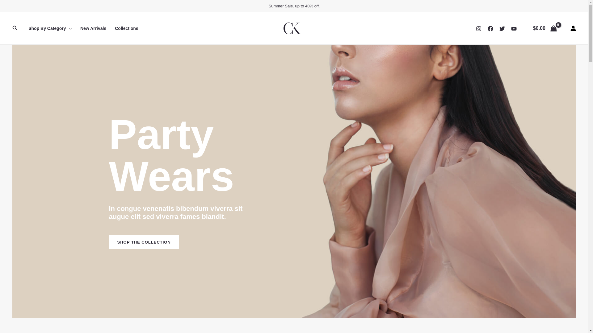 website screenshot of https://chughtais.store/