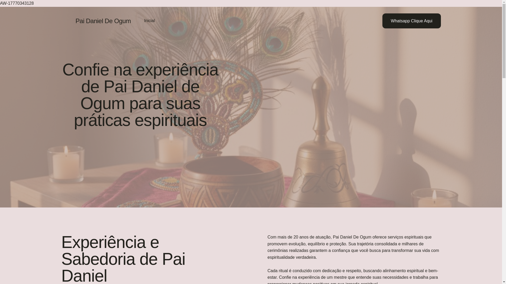 website screenshot of https://paidanieldeogum.com/