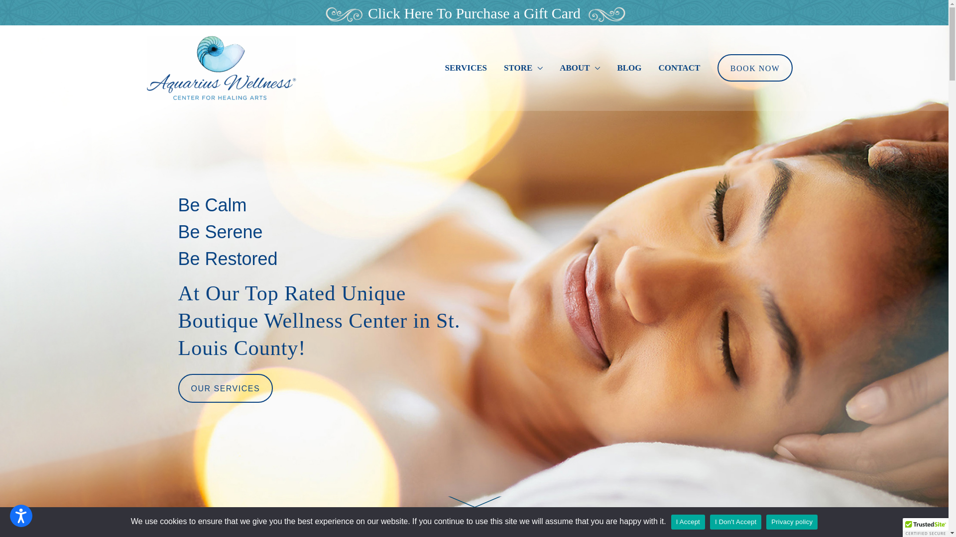 website screenshot of https://aquariuswellnesscenter.net/