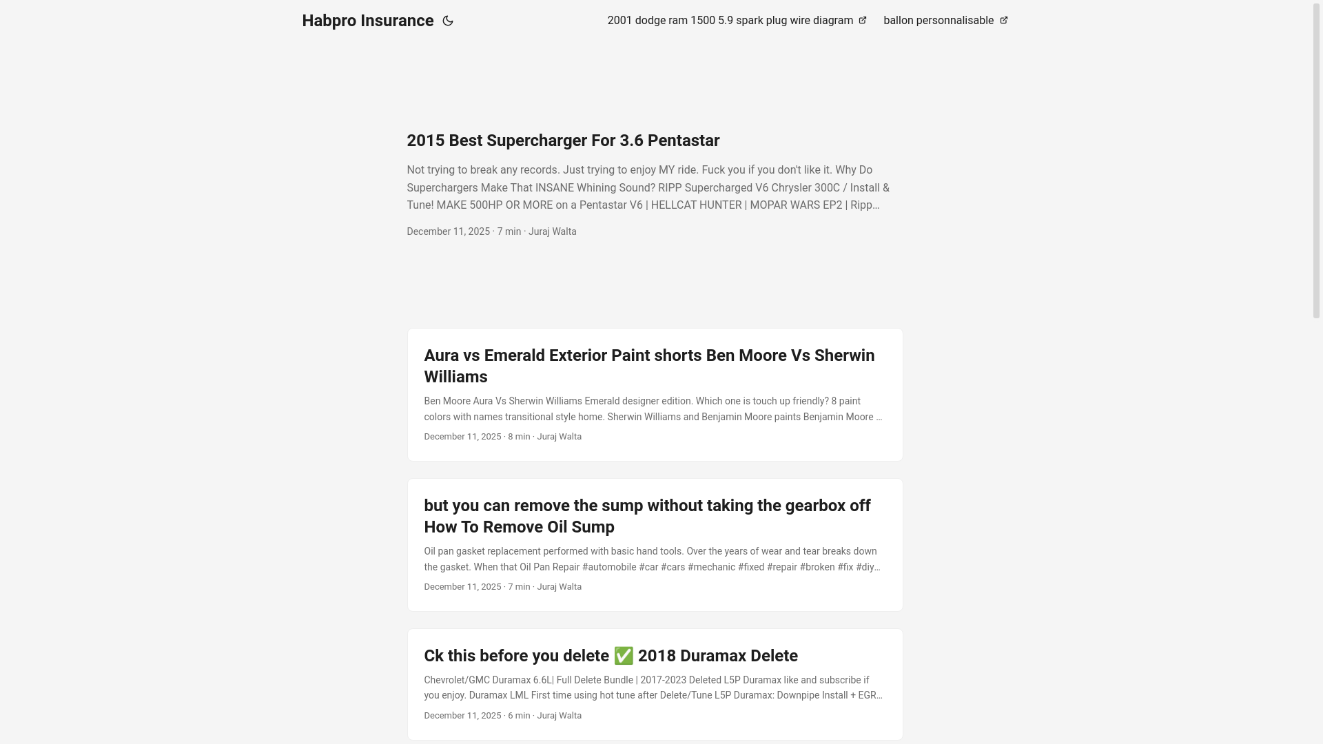 website screenshot of https://habproinsurance.pages.dev/
