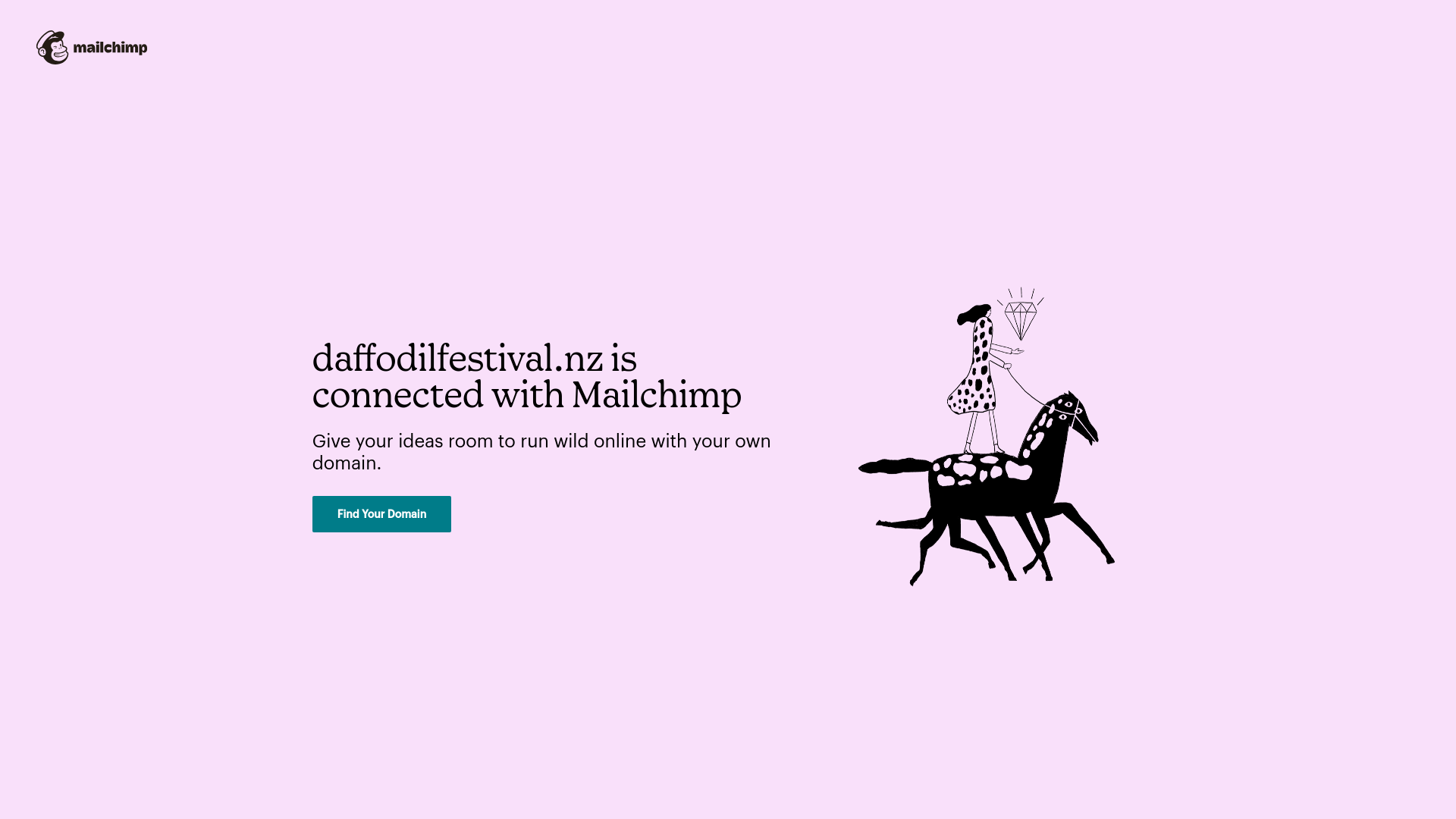 website screenshot of https://daffodilfestival.nz/