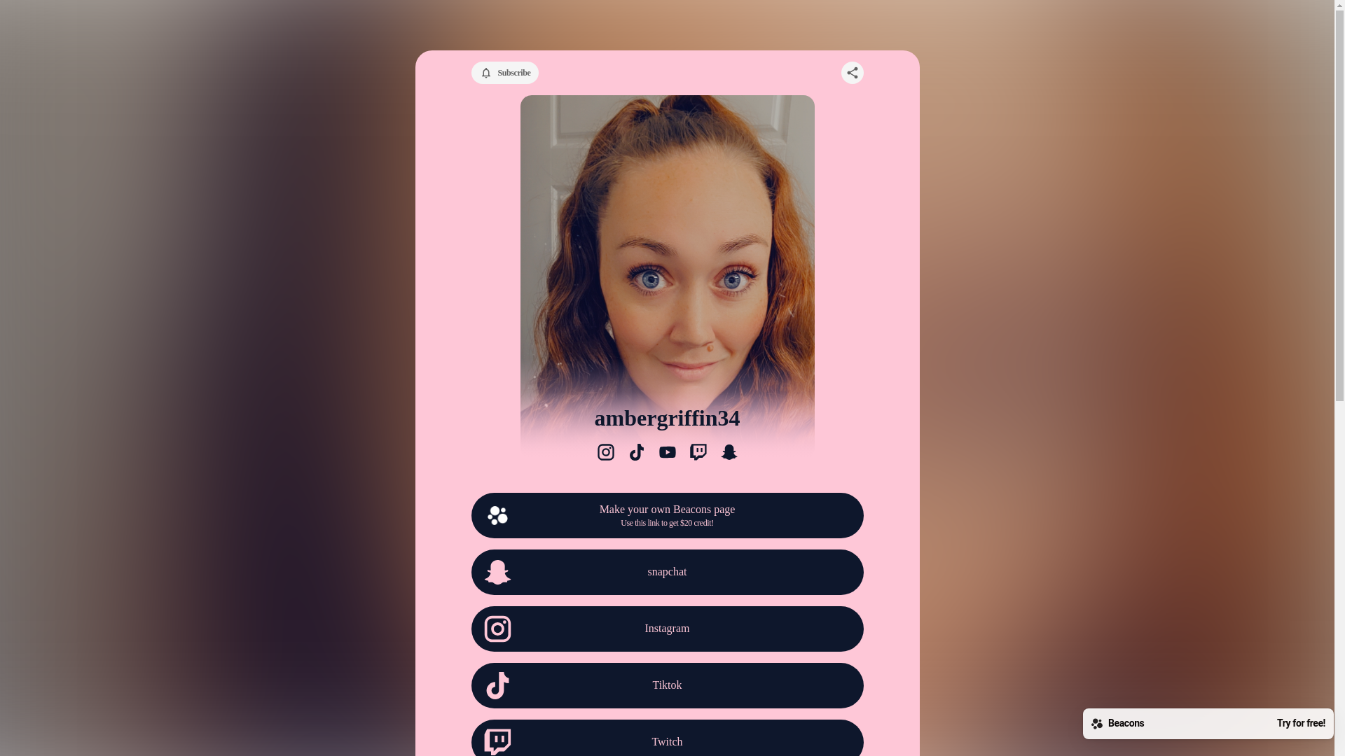 website screenshot of https://ambergriffin34.com/
