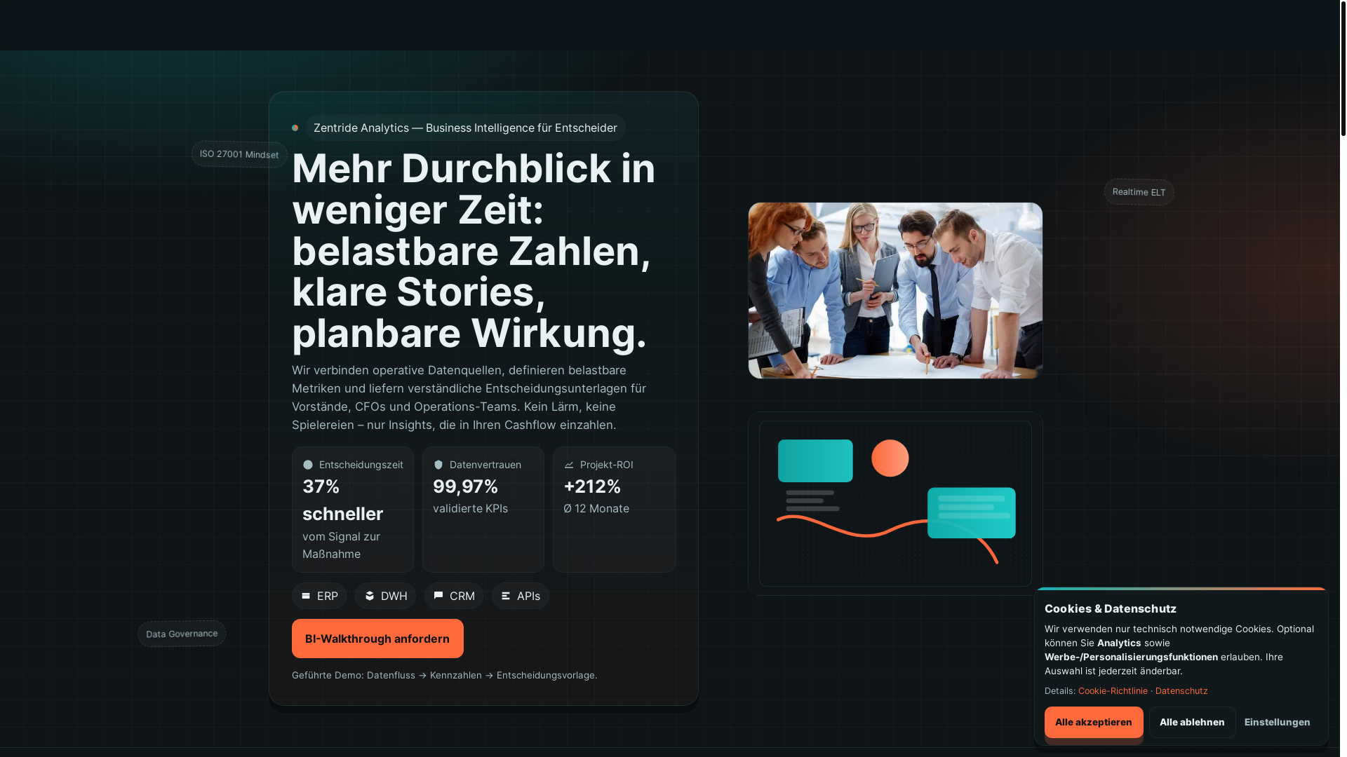 website screenshot of https://zentride.ink/