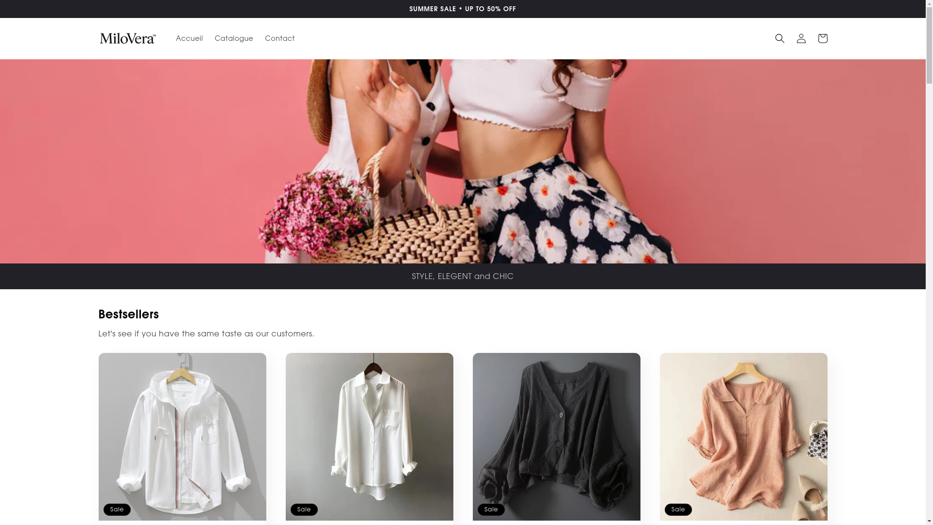 website screenshot of https://milovera.com/