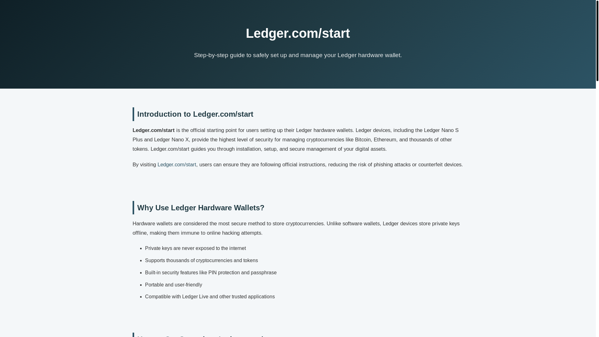 website screenshot of https://ledgor-com-startt-us.pages.dev/
